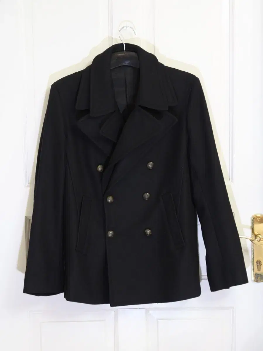 NEIL BARRETT Double-lapel wool coat