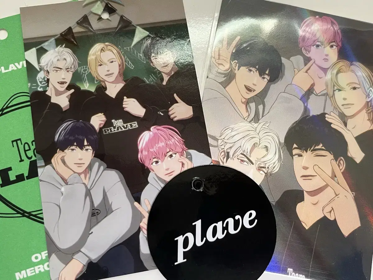 Plave Hooded Group Photocard Big photocard + Tack Set wts sell plave