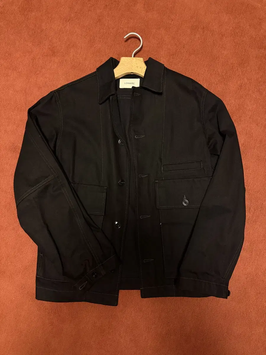 [S] Lemaire Boxy Jacket Black