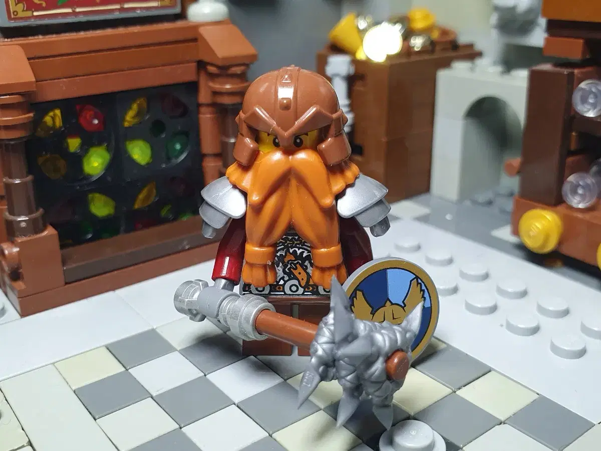 LEGO Castle 7036 Dwarf Knight Diorama