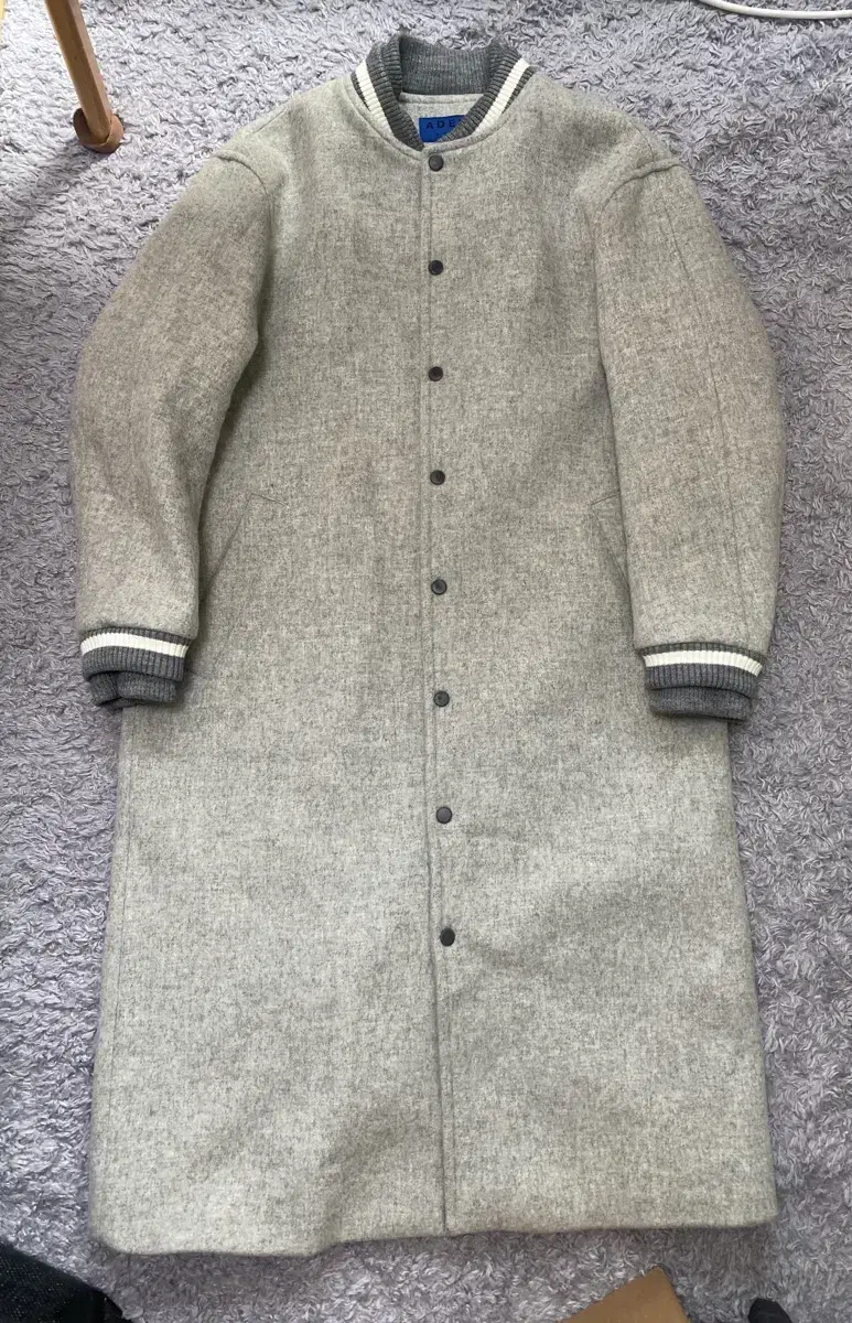 Adler wool gray long coat