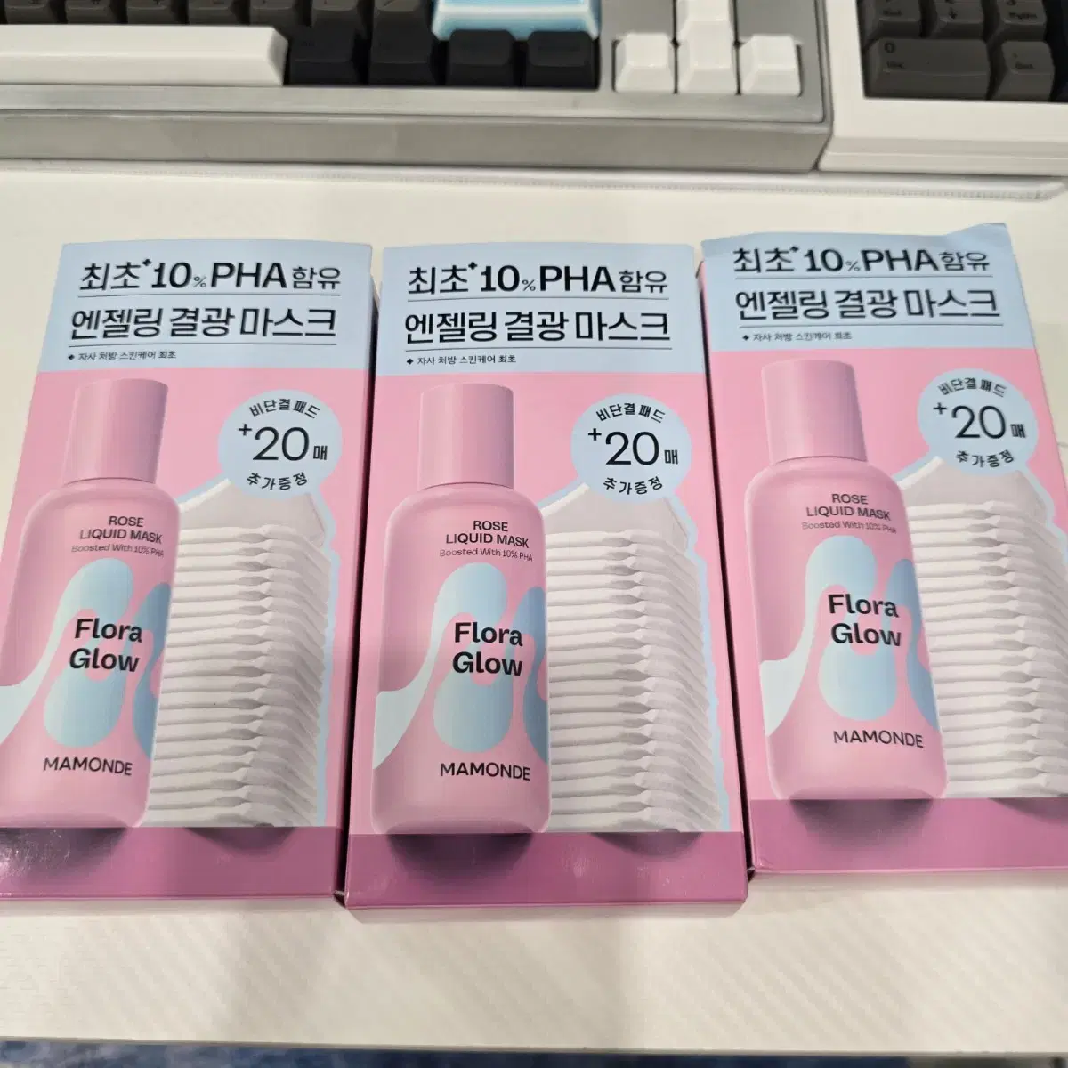 마몽드 로즈 리퀴드 마스크 80ml+패드