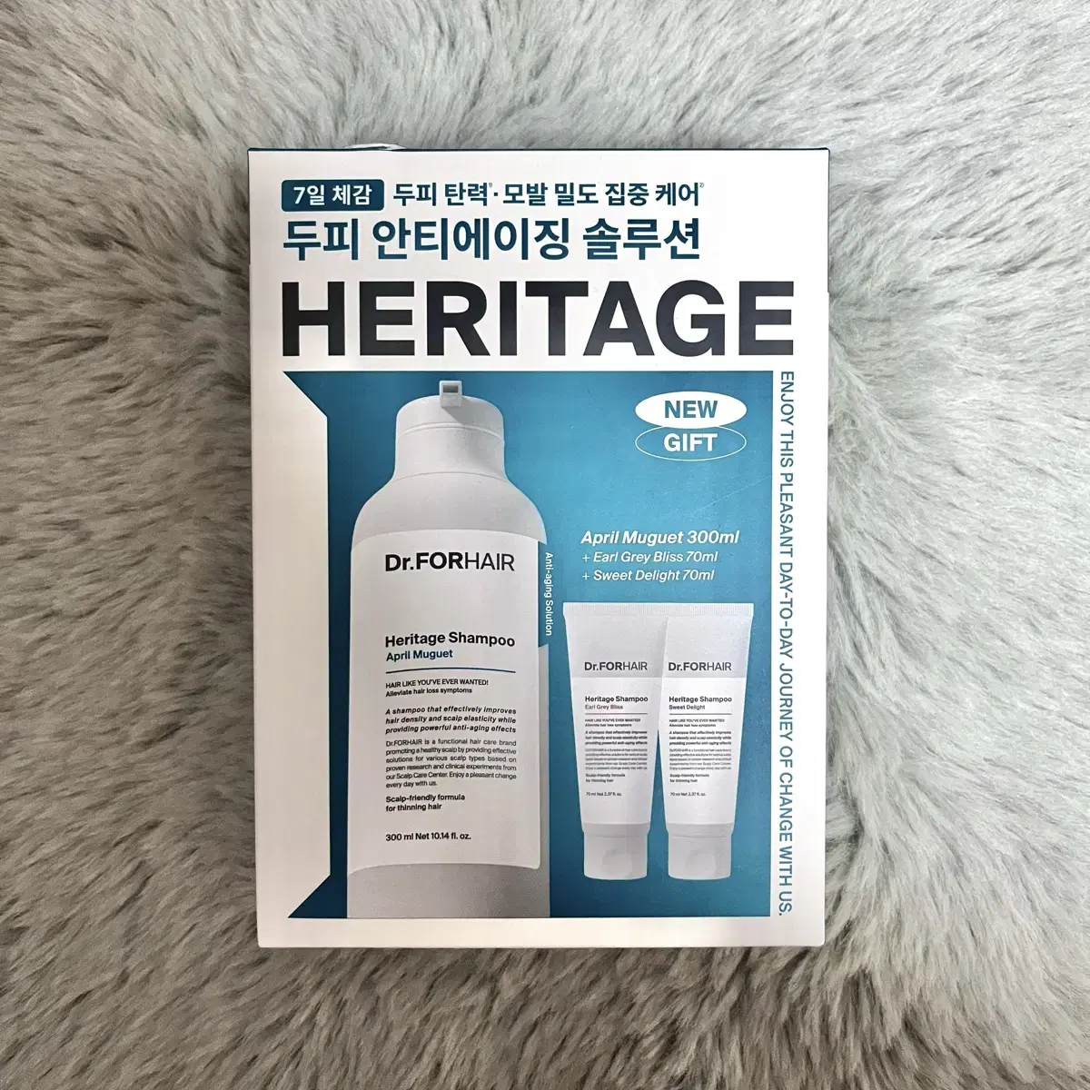 닥터포헤어 헤리티지 샴푸 에이프릴 뮤게 300ml 기획세트