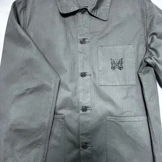 Needles herringbone DN coverall jacket