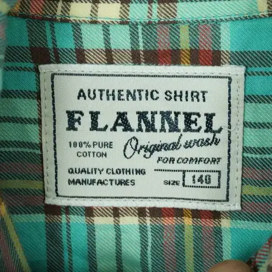 <b>FLANNEL</b> 코튼 체크 셔츠