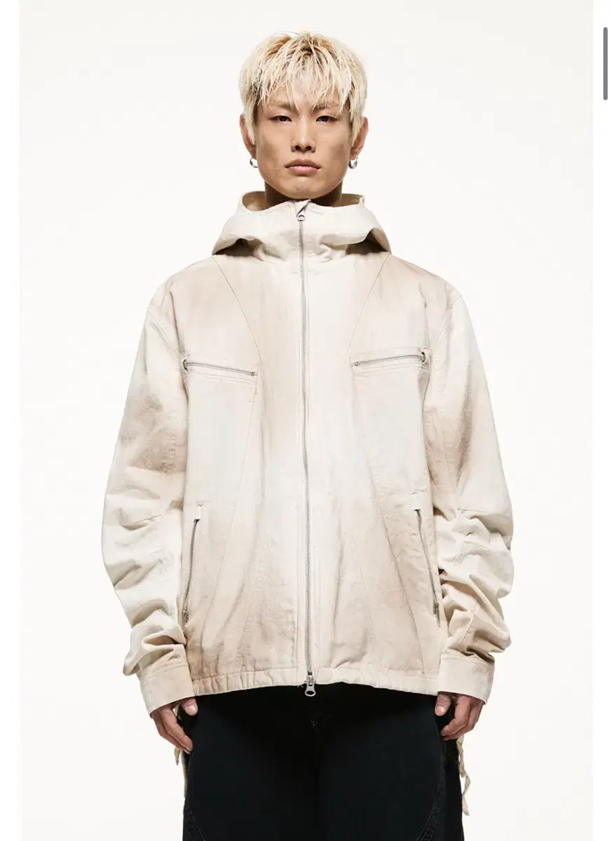 [L] TheColdestMoment Technical Jacket Ivory