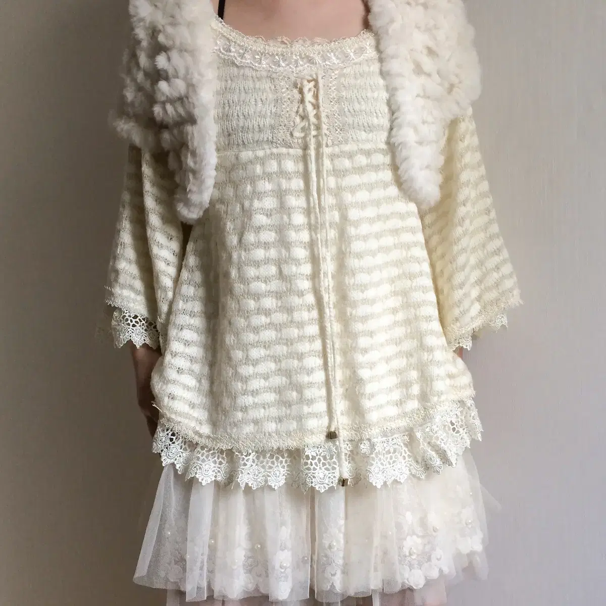 Rabbit fur bolero