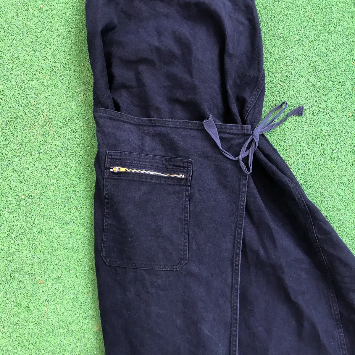 Vintage Zucca Travail navy suspenders