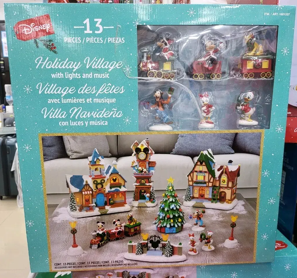 Costco Disney 13P Village Set sealed New