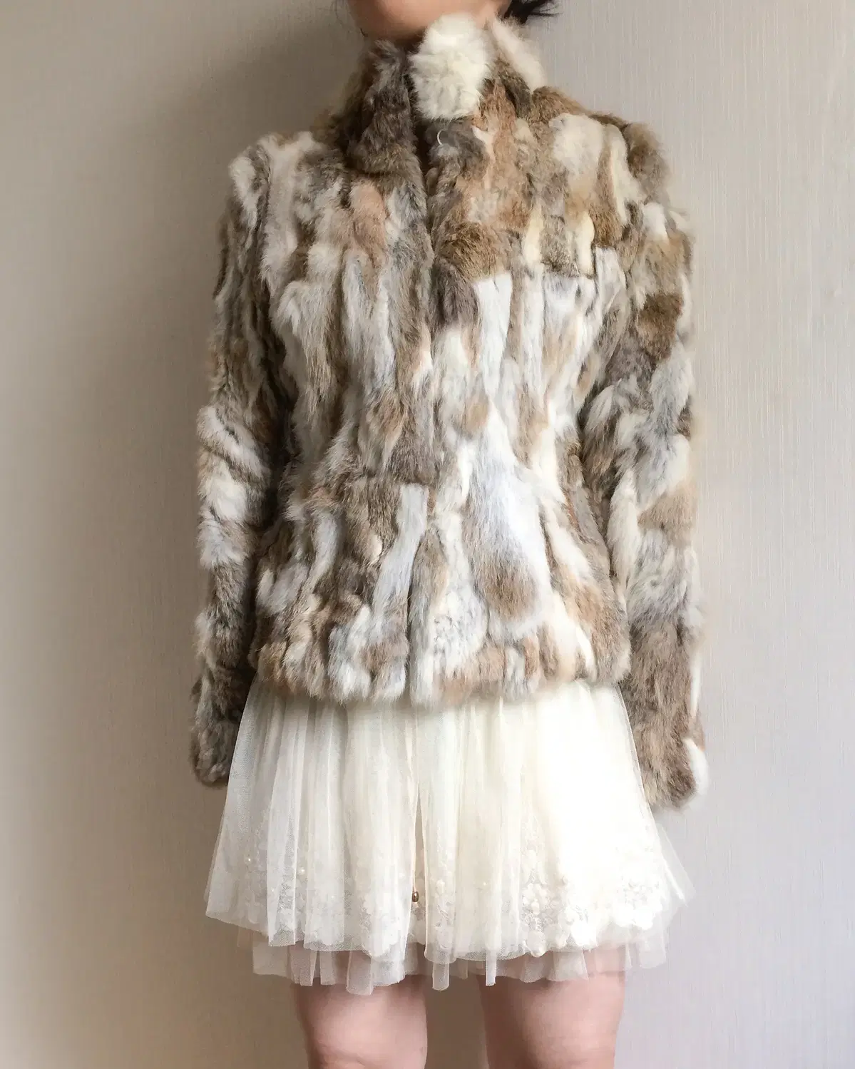 Rabbit fur jacket