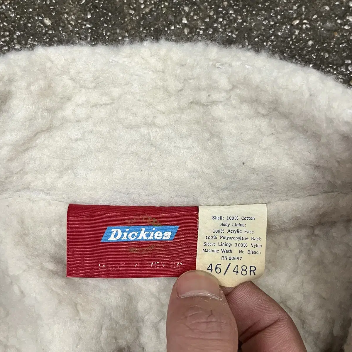 80s Dickies 데님 쉐르파 자켓 (110)