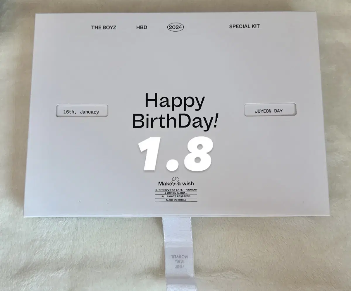 The Boyz juyeon Birthday Kit