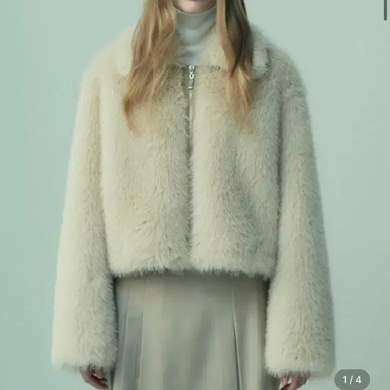 re rhee SOFT FAUX FUR JACKET 리이 폭스 퍼 자켓