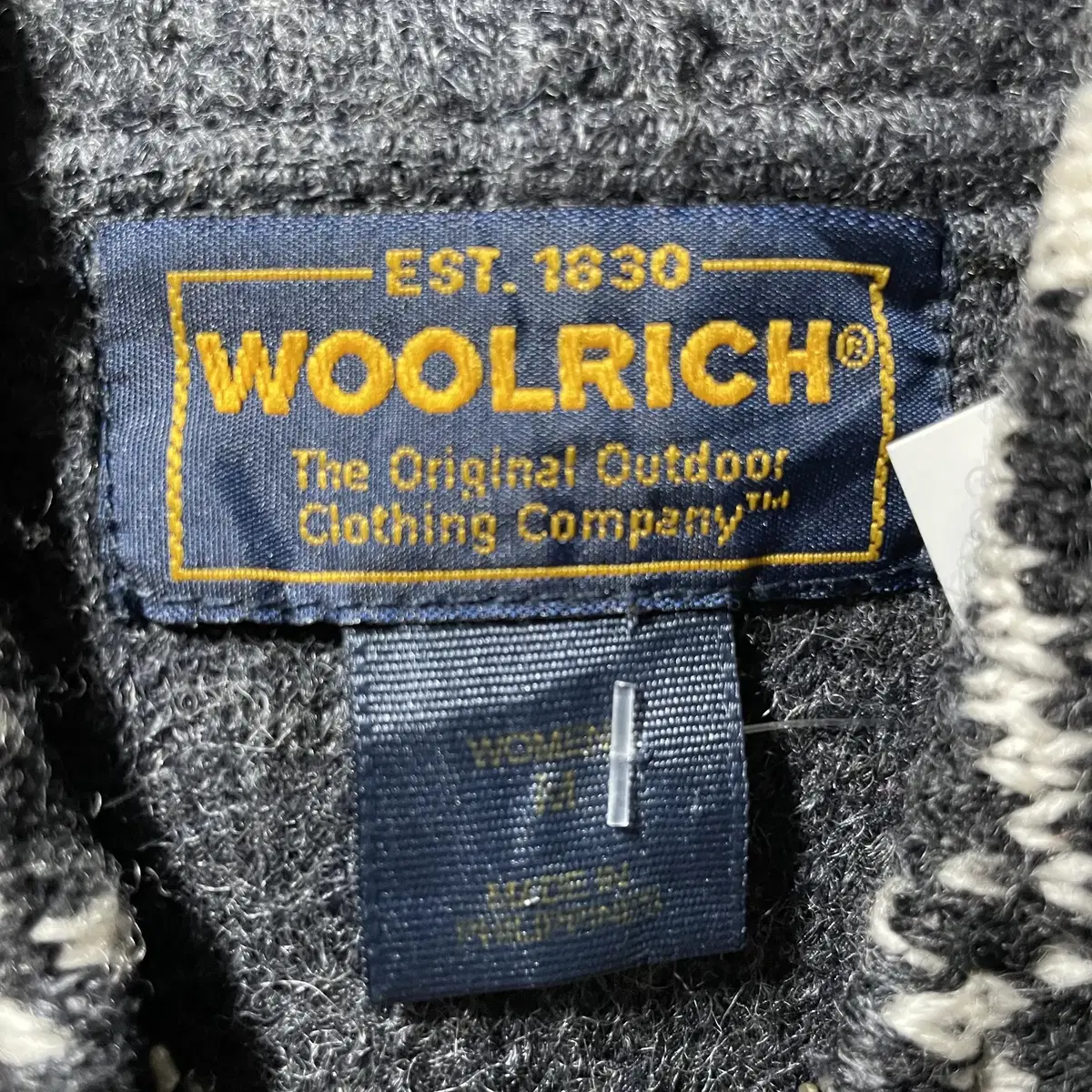 WOOL RICH 울리치 눈꽃 울 후드자켓