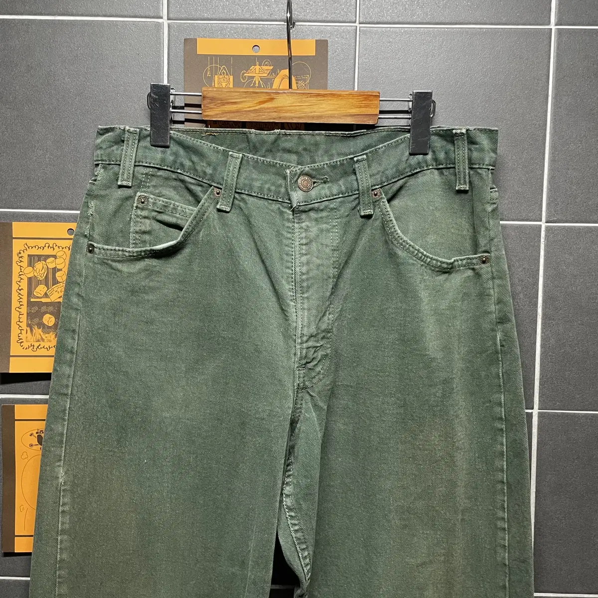 90s Levi's 555 리바이스 오렌지탭 데님팬츠USA생산