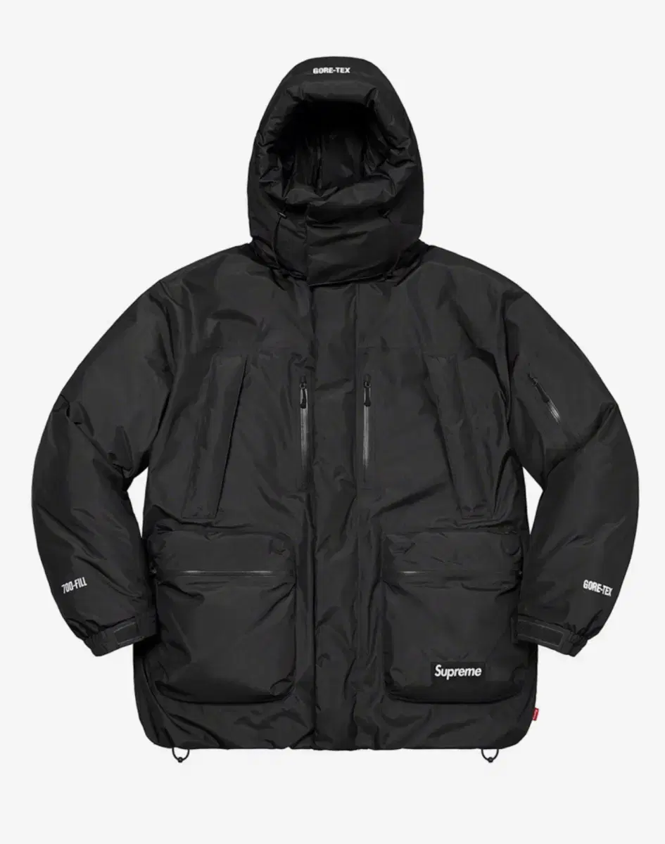 Supreme Gore-Tex 700 Fill Parka Black XL