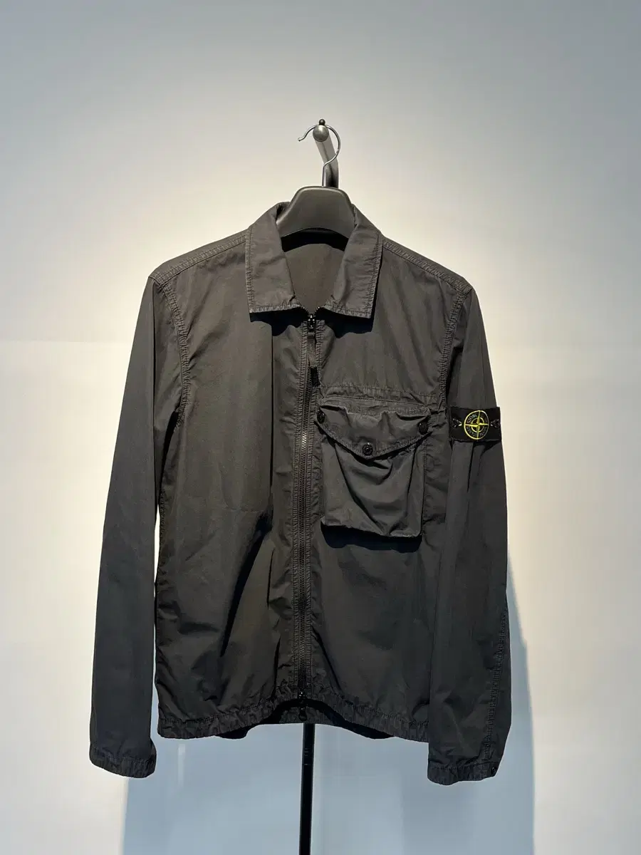 Stone Island Olde Effect Overshirt L Black