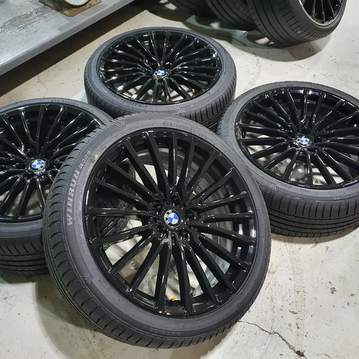 BMW G바디 7시리즈  777M 20인치 순정품휠타이어 한대분