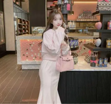 lumignon 반짝반짝 인어공주 셋업 스커트만 핑크