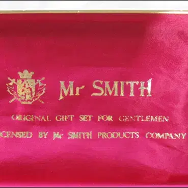 Mr SMITH 18K 도금 라이터, 넥타이핀, 커프스링크, 볼펜 세트