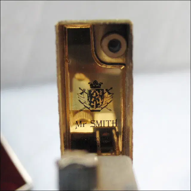 Mr SMITH 18K 도금 라이터, 넥타이핀, 커프스링크, 볼펜 세트