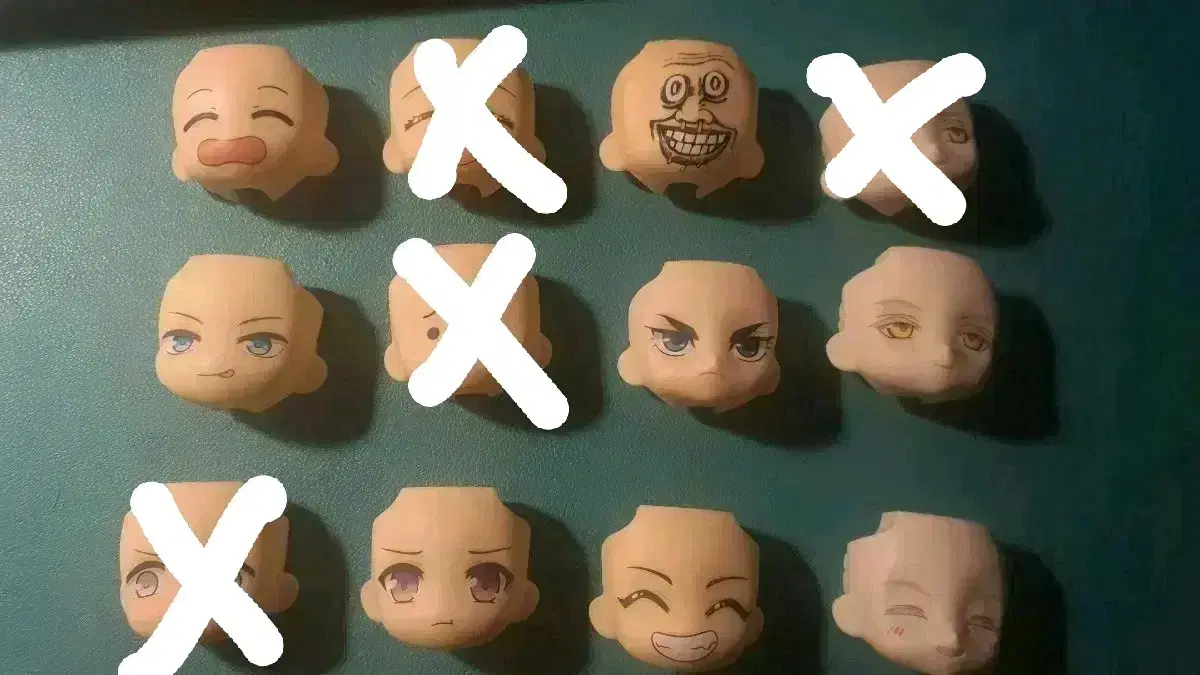 12 Nendoroid Face Parts