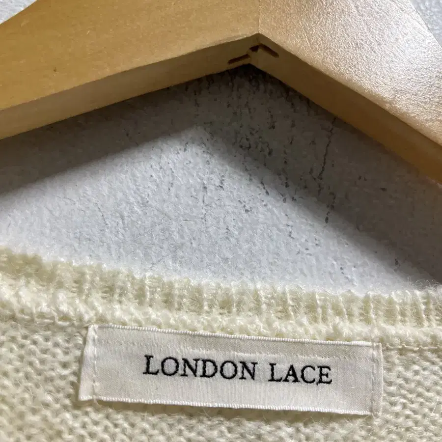 55-66 LONDON LACE 라운드넥 루즈핏 니트 가디건 정품