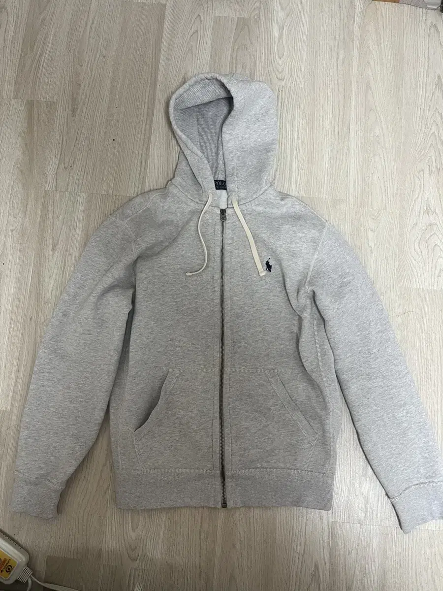 Polo Waffle Hoodie Zip Up