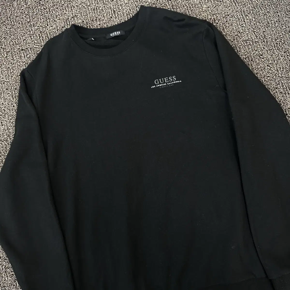 GUESS 게스 남성 맨투맨 블랙 2XL