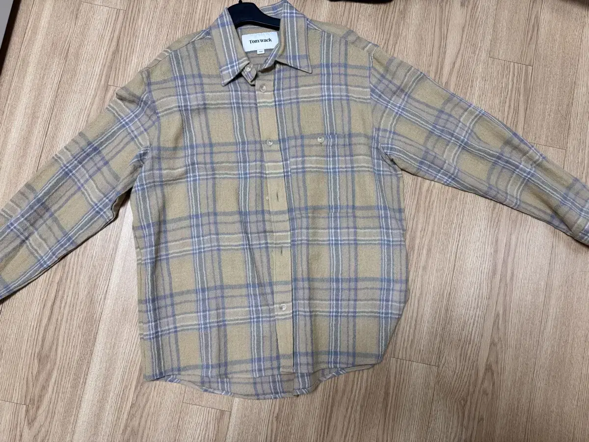 Tony Wick Wool Check Shirt 48(M)