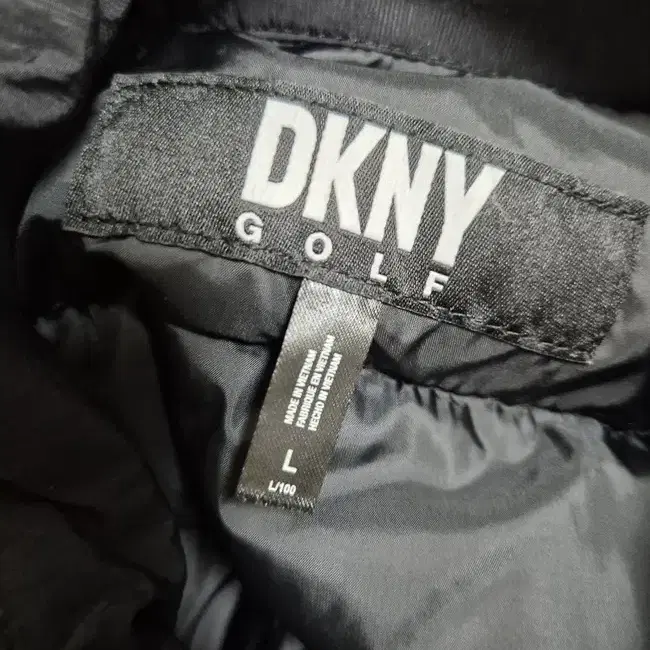 DKNY디케이앤와이 골프 정품 남성 곱창패딩점퍼L