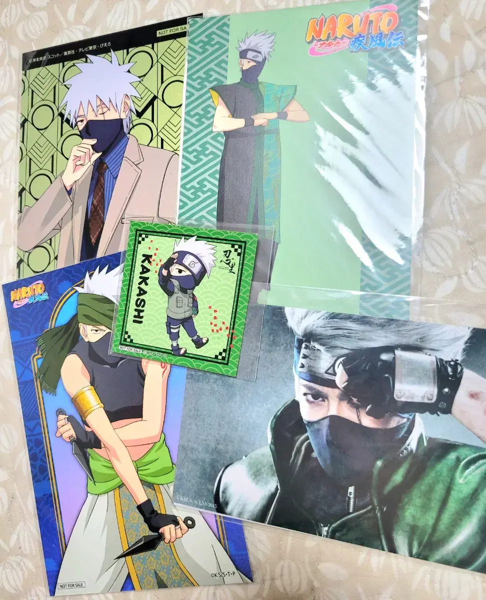 Naruto Kakashi postcard Bromides sticker Merchandise