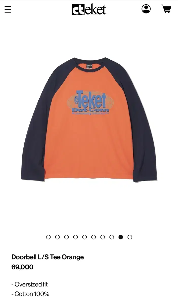 Teket Doorbell L/S Tee Orange