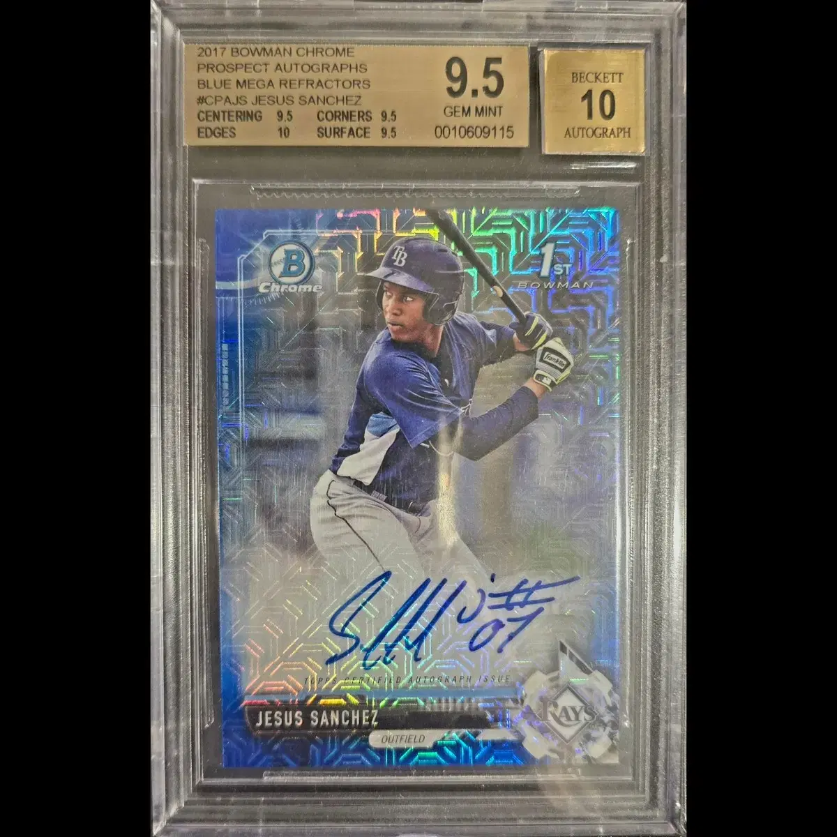 [떨이중] 헤수스산체스 MLB 퍼스트루키 150한정블루, BGS9.5