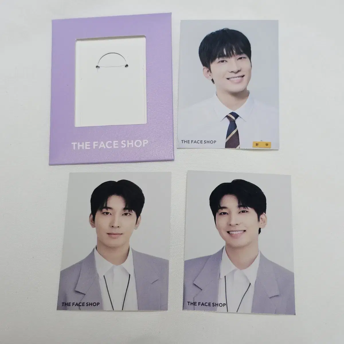 SEVENTEEN THE FACE SHOP wonwoo 증사 jeon wonwoo 굿즈 official goods ㅅㅊ photocard