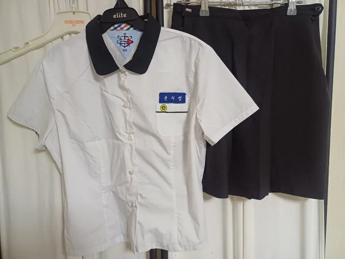 Pretty girl's summer uniform short skirt set c307 (Suwon Jangan High School)