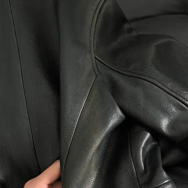 old GAP leather coat