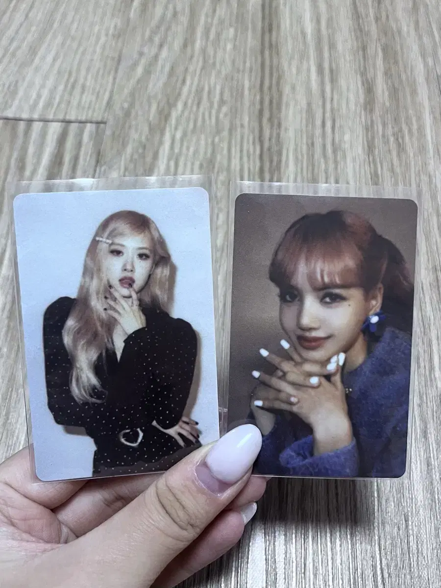 Black pink photocard wts rose lisa