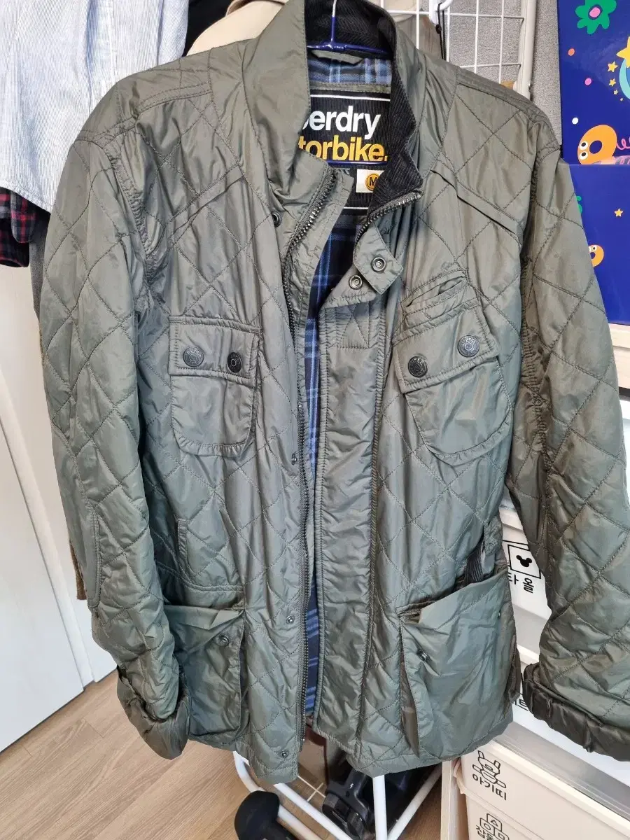 Superdry Quilted Jumper (Nighttime) size M