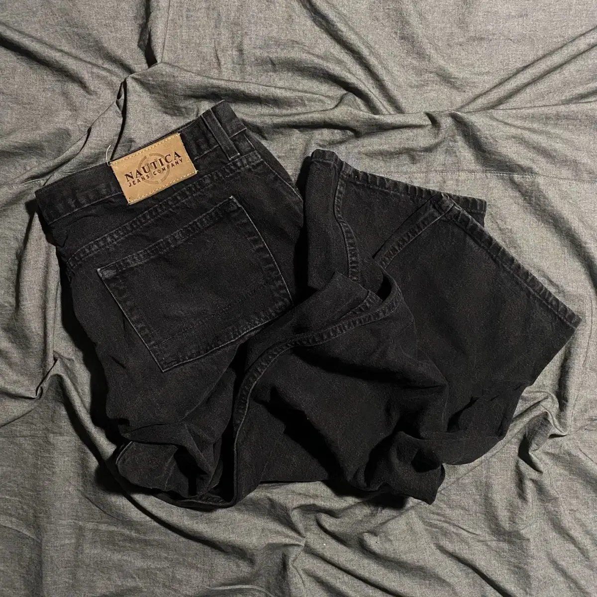 Nautica Black Denim Pants Sz 38X30