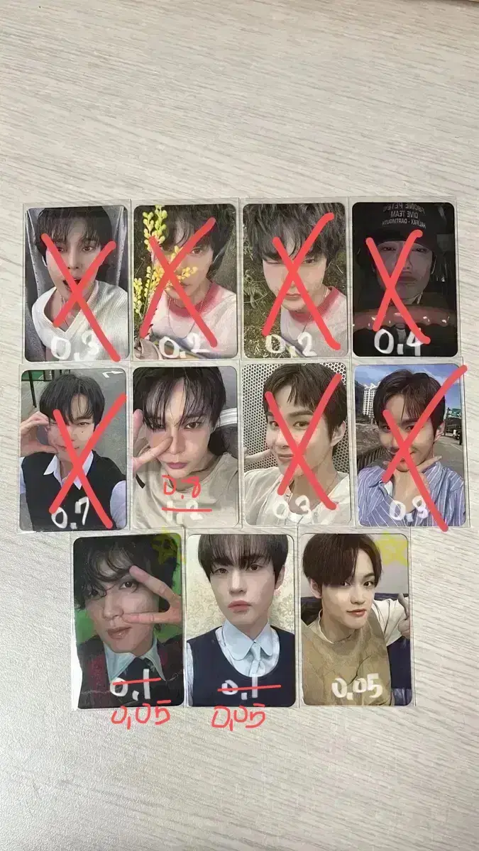 NCT doyoung jaehyun jungwoo haechan chenle yuta photocard WTS