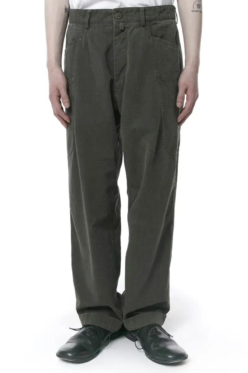 [S] Earth's A Go 6PK Cotton Washed Deck Pants Khaki