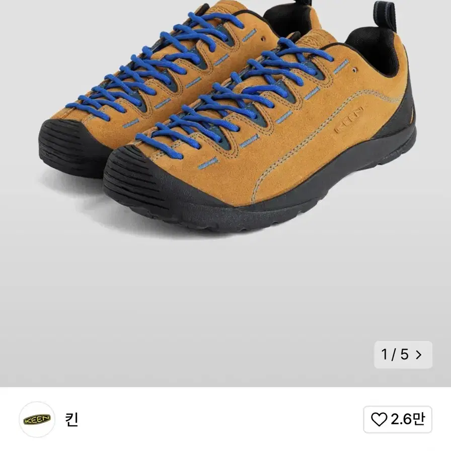 Keen 킨 재스퍼 스니커즈 Camel 240