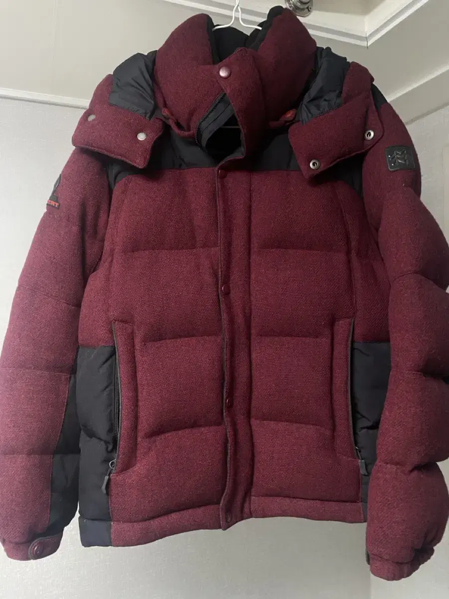 Kolon wool goose down burgundy size 100