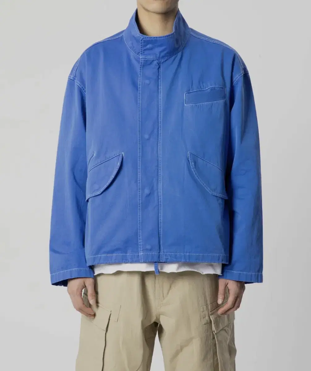 Birthday suit field parka (blue / L size)