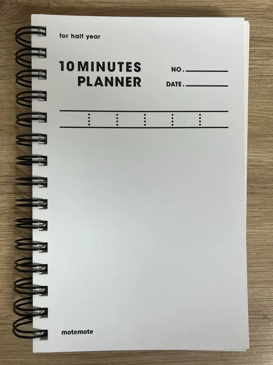 모트모트 10minutes planner for half year