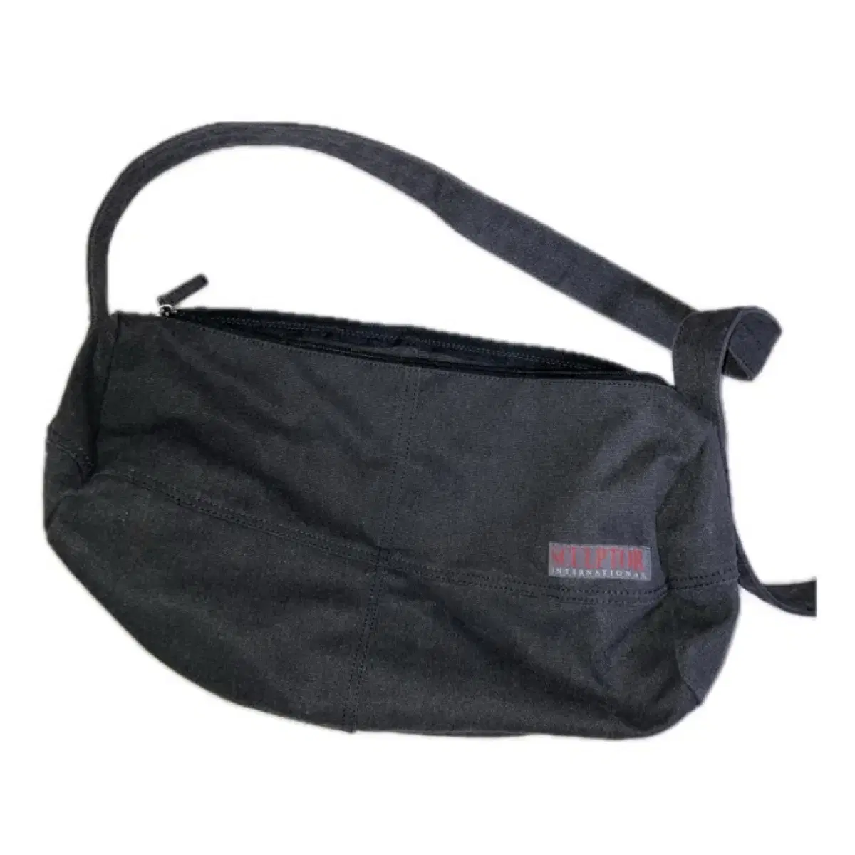 스컬프터 가방 Vintage Canvas Duffel Bag Black