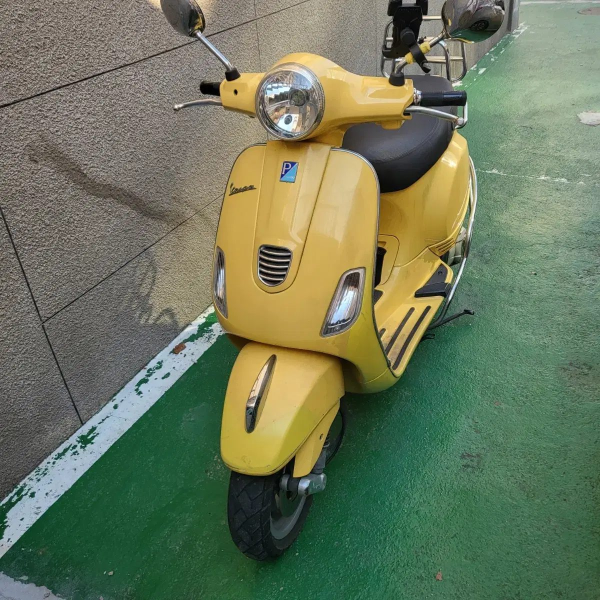 베스파 노란색 lx125