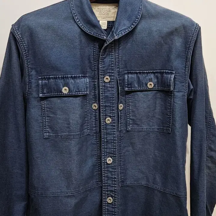 RRL Wheeler CPO Cotton-Linen 셔츠  L