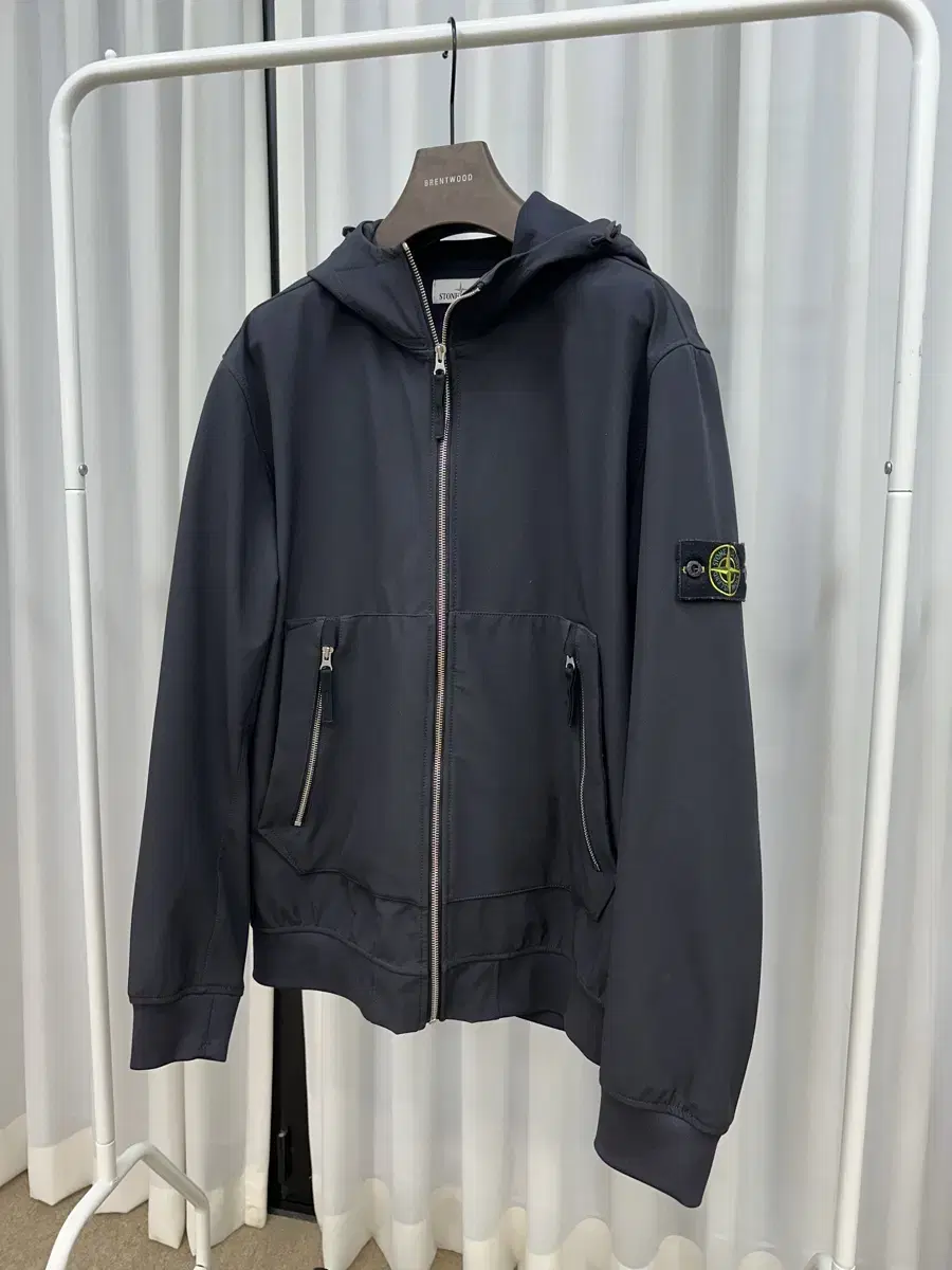 Stone Island Softshell Hoodie Zip Up